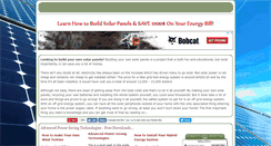 Desktop Screenshot of how-to-build-solar-panels.org