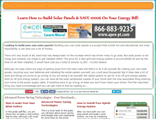 Tablet Screenshot of how-to-build-solar-panels.org